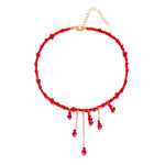 Load image into Gallery viewer, Halloween Gothic Style Beaded Necklace  S5P583
