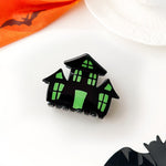 Load image into Gallery viewer, Halloween Ghost Pumpkin Acrylic Claw Clip S5P539