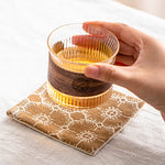 Load image into Gallery viewer, Square Embroidered Coaster Fabric Absorbent Table Mat N6G059