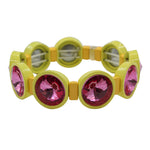 Load image into Gallery viewer, Enamel Prism Bead Bracelet Modular Elastic S5P207
