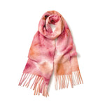 Load image into Gallery viewer, Ombre Tie-Dye Loop Yarn Fringe Scarf Women Cozy N6H243