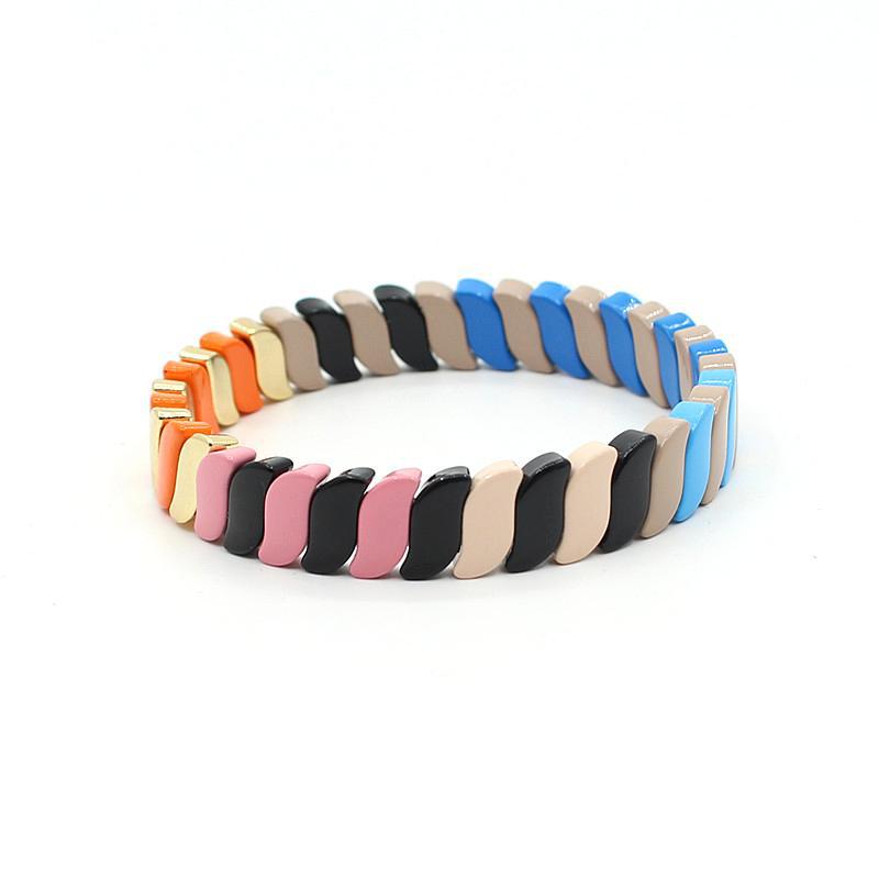 Bohemian Enamel DIY Strand Irregular Bead S5P261