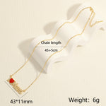 Load image into Gallery viewer, MaMa Layered Gold Plated Pendant Necklace Women N6D501