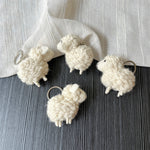 Load image into Gallery viewer, Handmade Felt Sheep Keychain Bag Charm Pendant N6G004