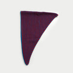 Load image into Gallery viewer, Women's Wool Blend Striped Knit Triangle Scarf N6J121