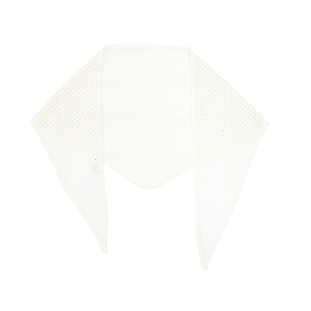 Wool Blend Knit Triangle Scarf Shawl N6K246