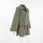 Load image into Gallery viewer, Sport Windbreaker and Shorts Set Women N6D116