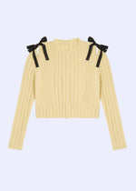 Load image into Gallery viewer, Cable Tie Cardigan Lightweight Red Yellow Gray N5Z872
