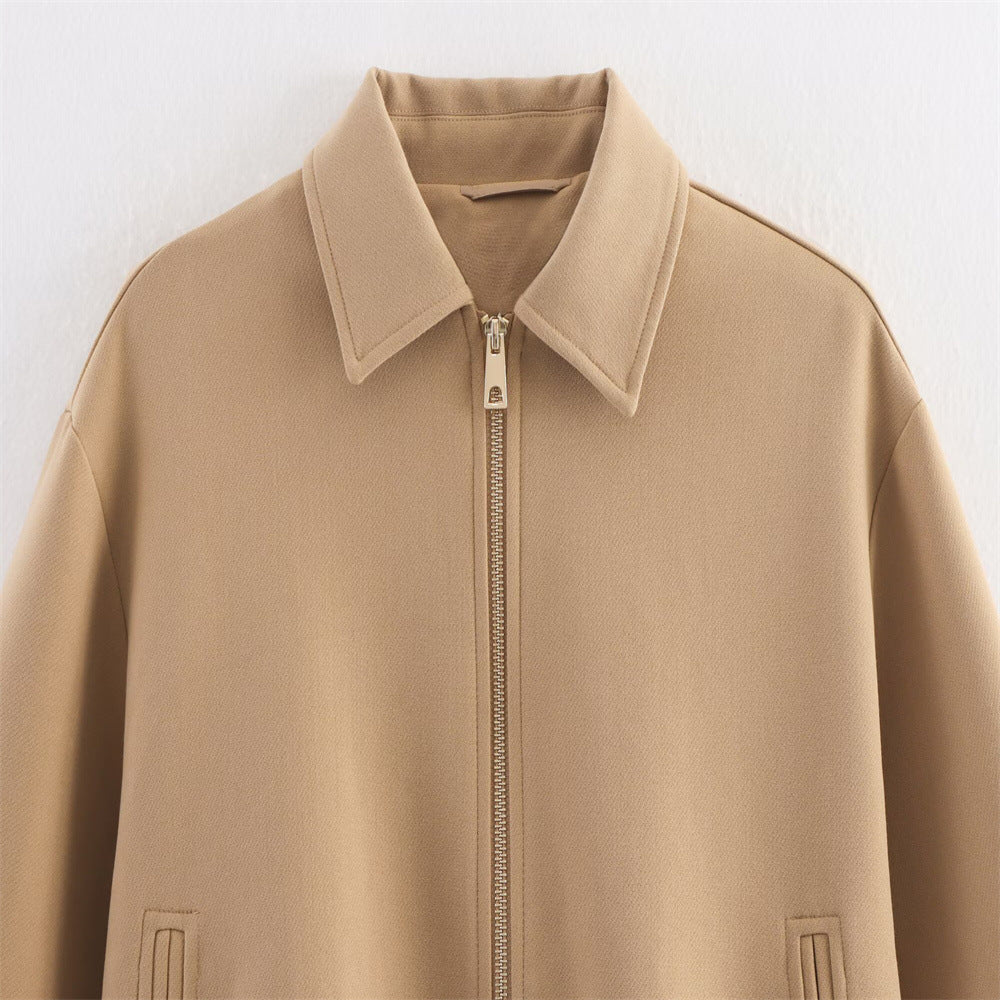 Turtle Puff Jacket Mid Weight White Khaki N5Z804