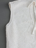 Load image into Gallery viewer, Lace Up Back Knit Tank Top Women N6B037