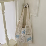 Load image into Gallery viewer, Crochet Turtle Openwork Shoulder Bag Women N6C050