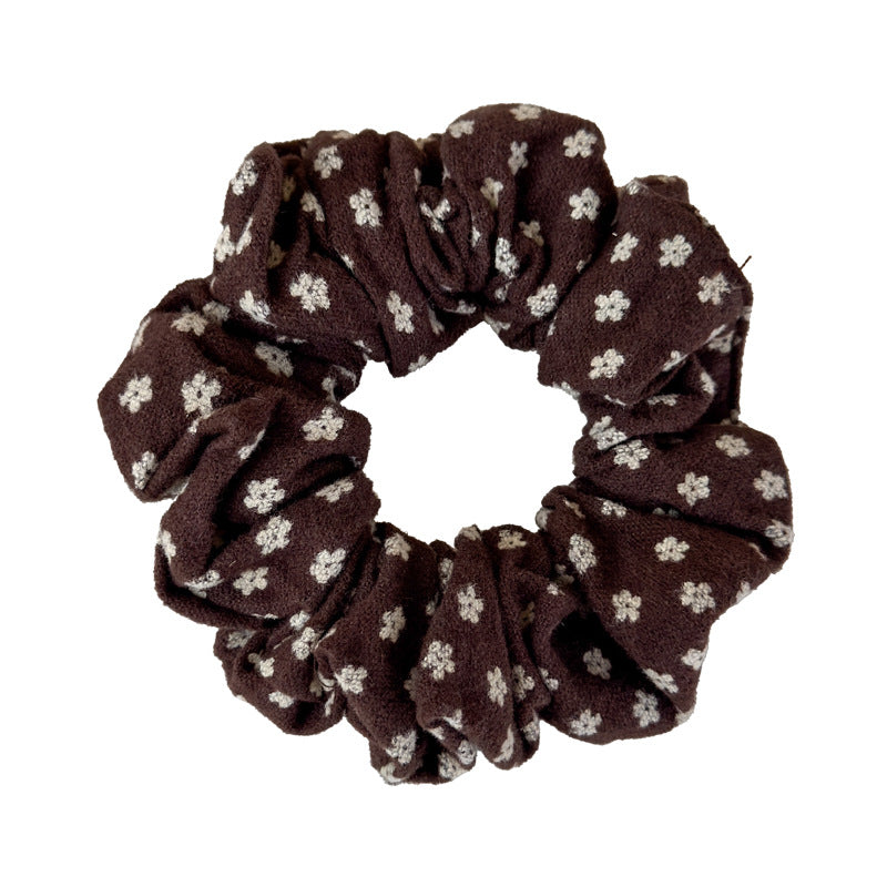 Womens Vintage Floral Fabric Scrunchie N6K021