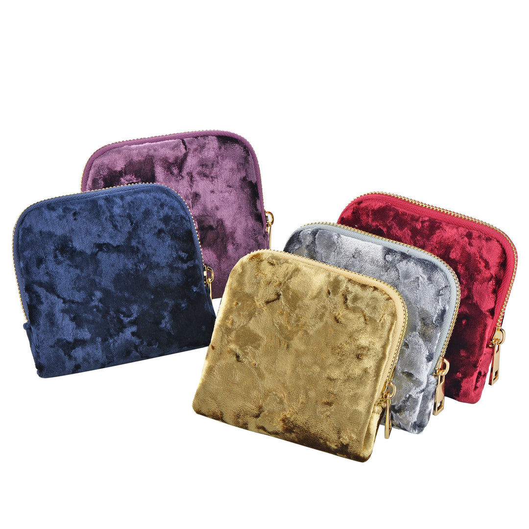 Velvet Jewelry Organizer Pouch Multiple Colors S5P789