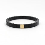 Load image into Gallery viewer, Bohemian Tile Bracelet Steel Enameled Plated S5P144

