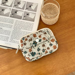Load image into Gallery viewer, Floral Quilted Cotton Multi-Purpose Pouch N6J274