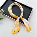 Load image into Gallery viewer, Women's Faux Silk Pearl Magnetic Neck Scarf N6J151