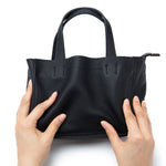 Load image into Gallery viewer, Genuine Leather Top Handle Bag Square Mini Tote N6F111