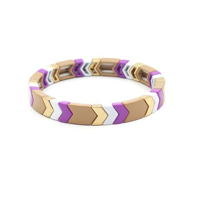 Macaron Pastel Arrow Beads Bracelet S5P042
