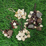 Load image into Gallery viewer, Natural Seed Pod Wind Chime Bag Charm Hanging N6F306