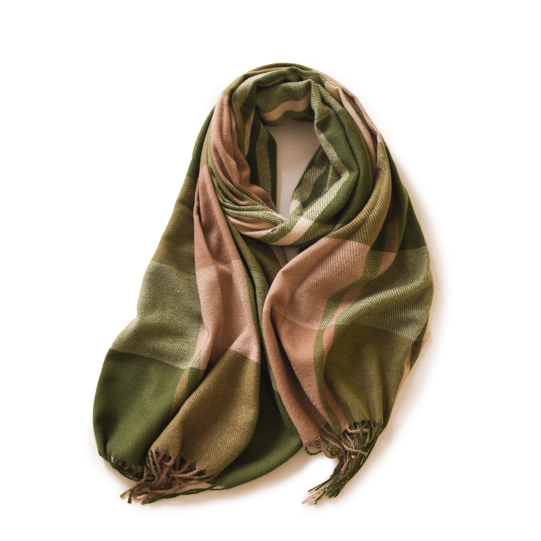 Heavyweight Fringe Scarf M5A223