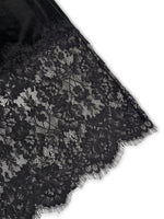Load image into Gallery viewer, Velvet Lace High Waist Bodycon Midi Skirt Slit N6F195