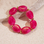 Load image into Gallery viewer, Acrylic Irregular Oval Bracelet Statement Artistic N6F080