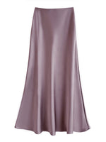 Load image into Gallery viewer, Womens Satin Mermaid Skirt N5Z021