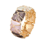 Load image into Gallery viewer, Enamel Square Geometric Line Bangle Women N6C211