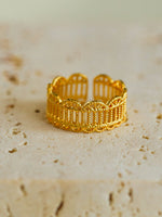 Load image into Gallery viewer, Lace Diamond Adjustable Ring Women N6C001