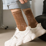 Load image into Gallery viewer, Breathable Mid Calf Cotton Socks Vintage Wash  M5A078