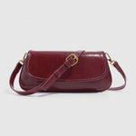 Load image into Gallery viewer, Burgundy Large Capacity Baguette Bag Commute Women N6C029