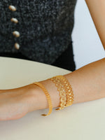 Load image into Gallery viewer, Lace Openwork Geometric Cuff Bracelet Women N6C006