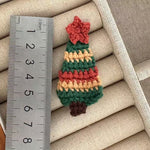 Load image into Gallery viewer, Womens Christmas Tree Knit Duckbill Hair Clip N6K308