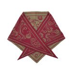 Load image into Gallery viewer, Paisley Cotton Feel Knit Triangle Scarf Shawl N6K244