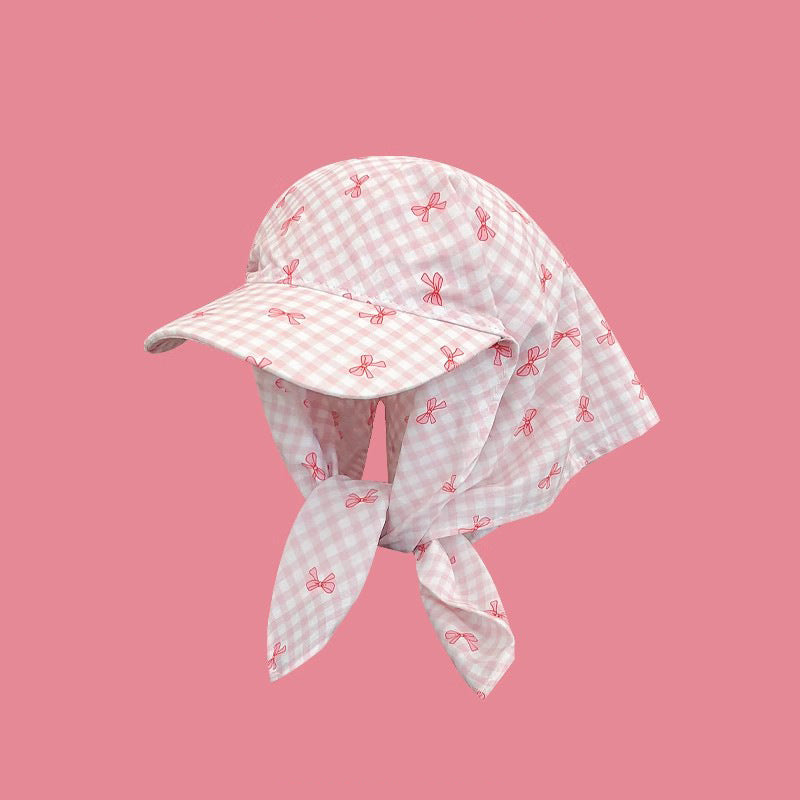 Bow Triangle Bandana Cap Women N6C366