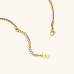 Load image into Gallery viewer, Twisted Bear Chain Necklace Steel Gold Plated S5P244
