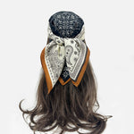 Load image into Gallery viewer, Paisley Bandana Scarf 70x70cm Houndstooth Hair Wrap N6G216