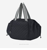 Load image into Gallery viewer, Women's Oxford Cloth Quilted Travel Backpack N6J217