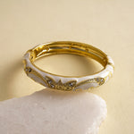 Load image into Gallery viewer, Womens Vintage Floral Open Cuff Alloy Bracelet N6K131