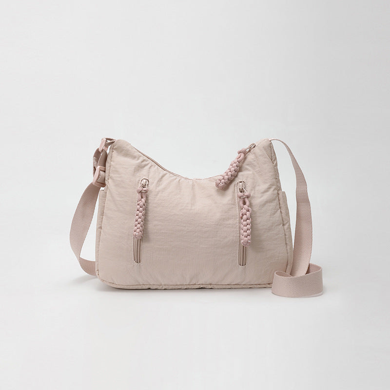 Women's Large Nylon Dumpling Crossbody Bag N6J205