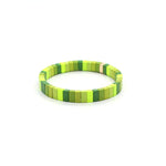 Load image into Gallery viewer, Enamel Strand Elastic Bracelet Hand-Strung Spliced  S5P265