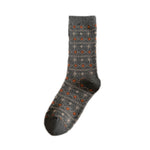 Load image into Gallery viewer, Vintage Ethnic Double Needle Mid-Calf Socks Warm N6H035