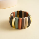 Load image into Gallery viewer, Womens Geometric Acrylic Circle Bracelet N6K002