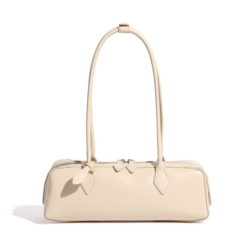 Women's Genuine Leather Baguette Shoulder Bag N6J120