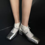 Load image into Gallery viewer, Shirt Collar Socks Retro Cute Short Socks Women N6H026