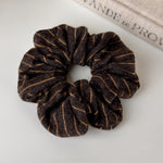 Load image into Gallery viewer, Womens Color Block Striped Knit Scrunchie N6K019