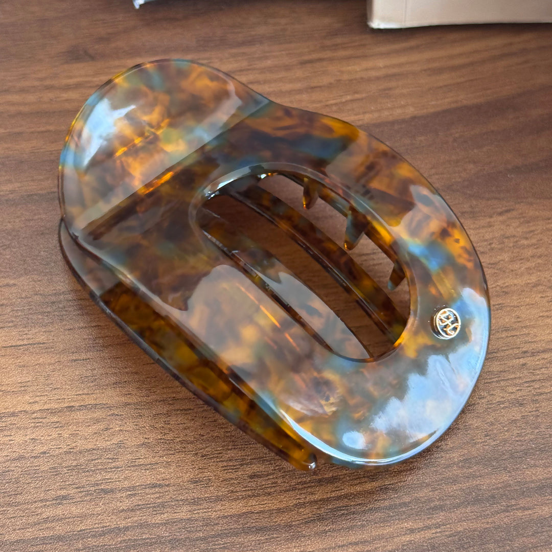 Retro Flat Acetate Hair Claw Clip Women N6C347