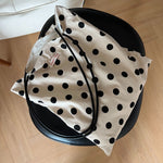 Load image into Gallery viewer, Black Rice Polka Dot Cotton Linen Bag Handheld Shoulder N6F183