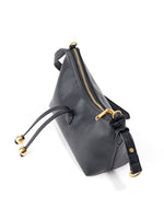 Load image into Gallery viewer, Metallic Hobo Shoulder Bag Women Black N6C034