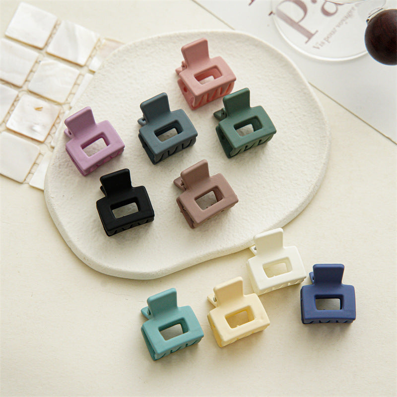 Matte Square Hair Claw Clip Women S5P757